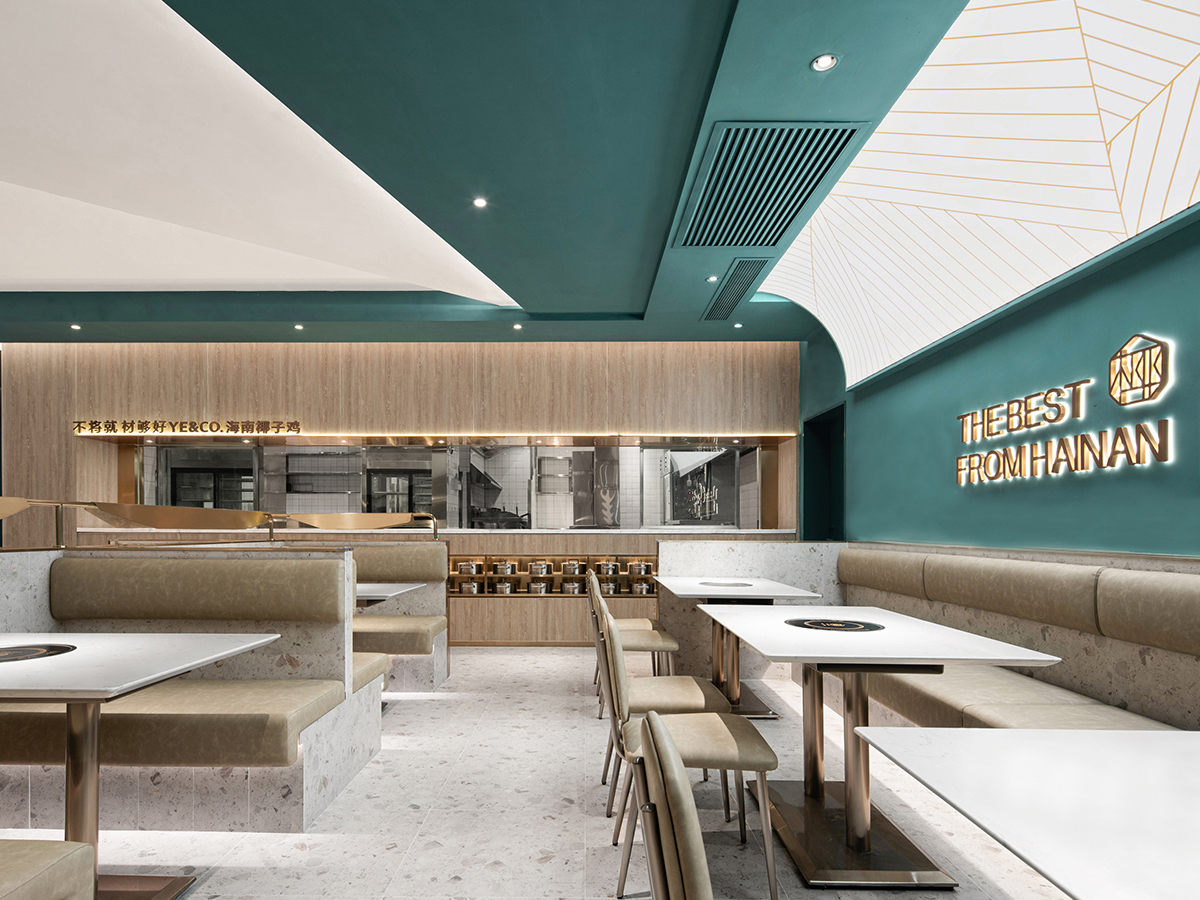 广州餐厅设计:椰客环贸中心店,椰林海岸卷起新浪潮