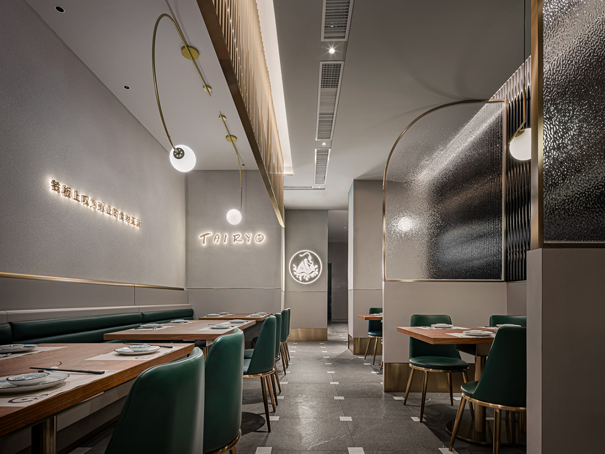武汉餐厅设计：大渔铁板烧，年轻时尚新风貌