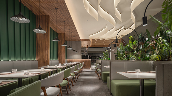 深圳餐厅设计：御牛纪·岩烤牛排，探索绿林的奥秘
